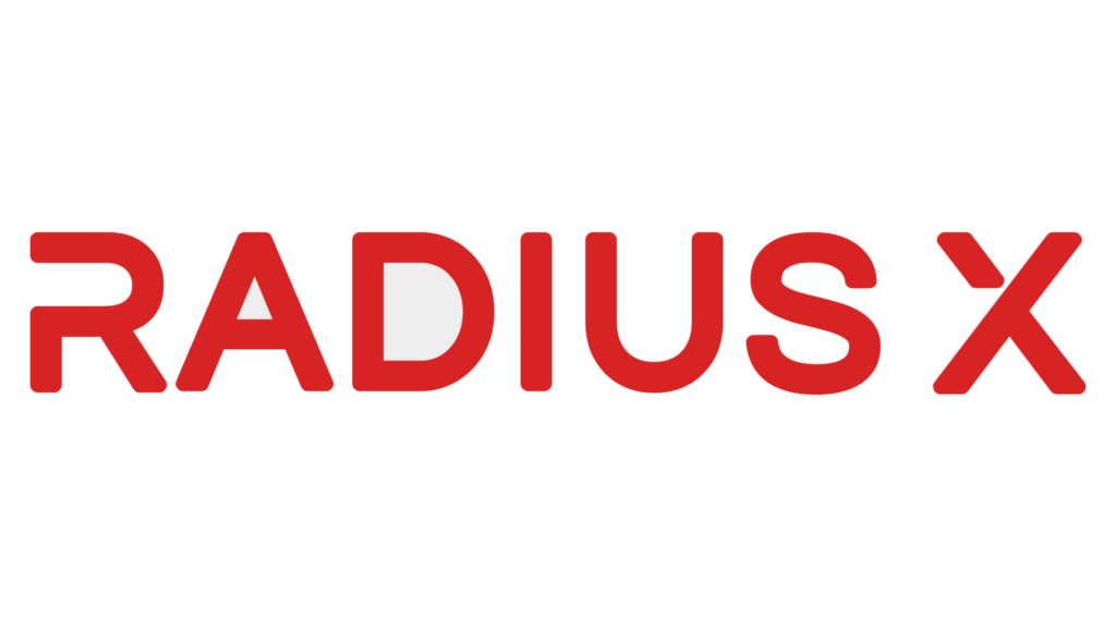 Radius X Logo - Red